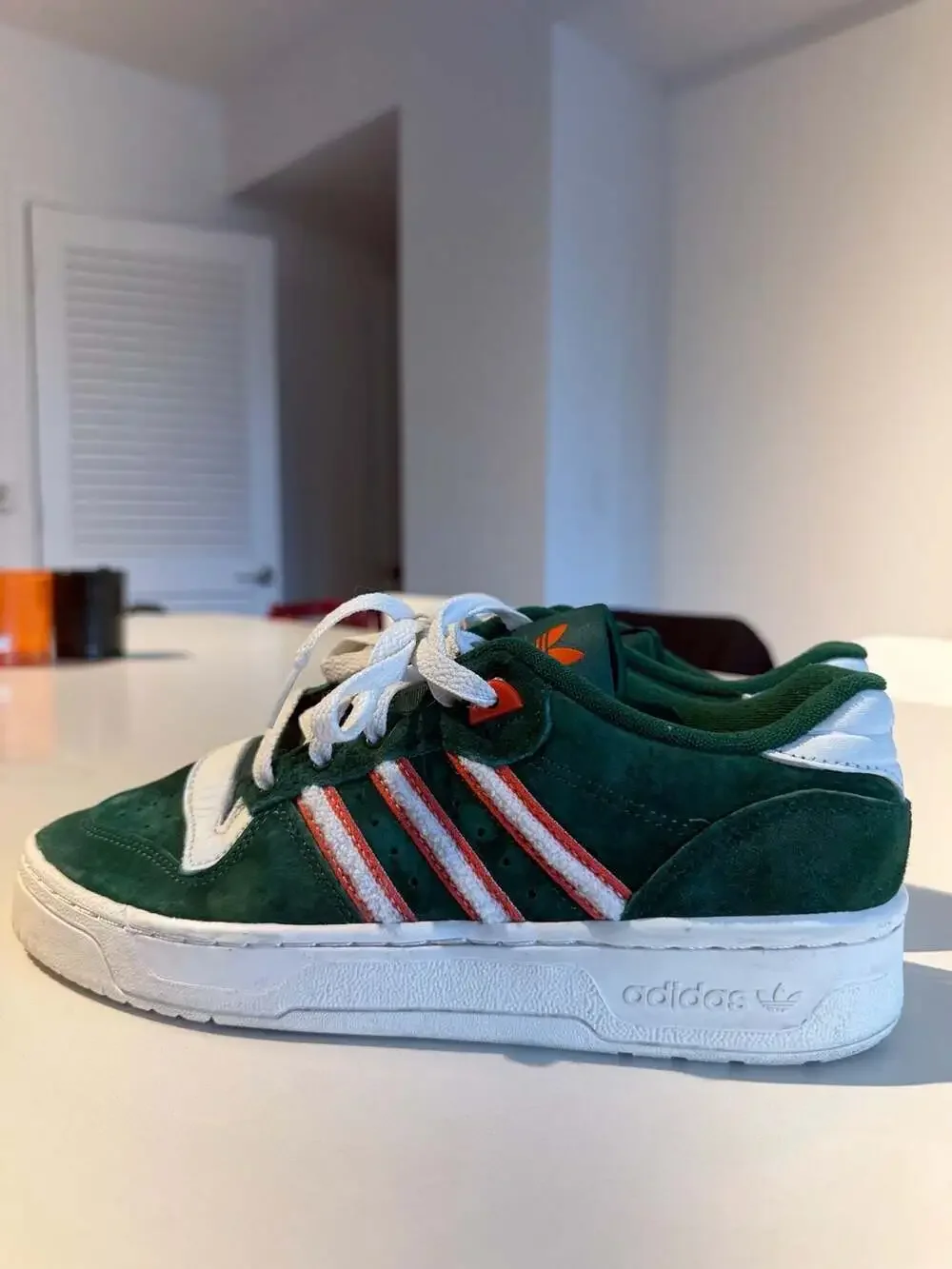 adidas Rivalry Low 86 University of Miami Hurricanes